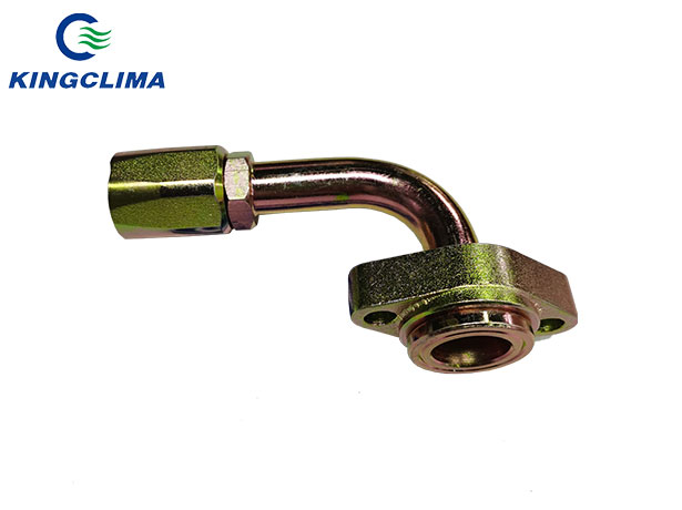 90 Degree Flat Heat Self-Lock High Pressure Bus AC Unit Fittings - KingClima 